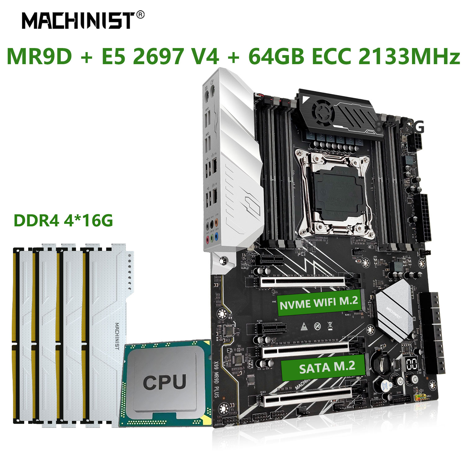 Pc Gaming Cpu - MACHINIST X99 Motherboard Set LGA 2011-3