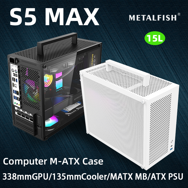 Pc Gaming Center - METALFISH S5 MAX Computer Case Gaming