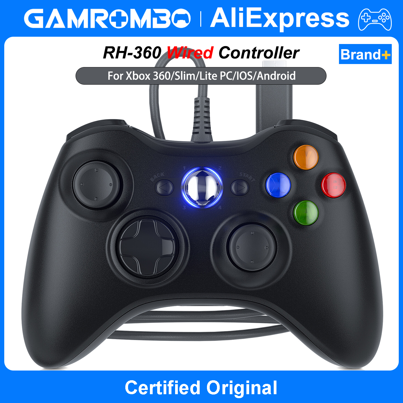 Pc Gaming Xbox Controller - GAMROMBO Game Controller For Xbox 360/Slim/Windows7/8/10