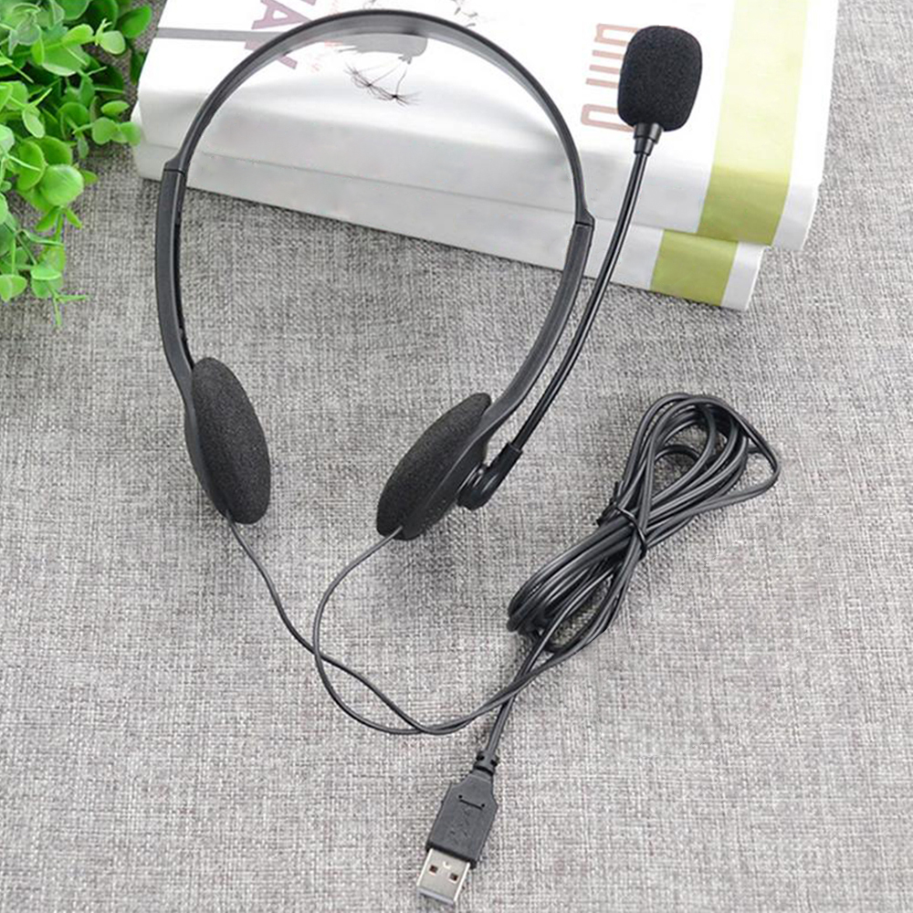 Pc Gaming Center - Gaming Headset USB Wired Headphone Earpiece