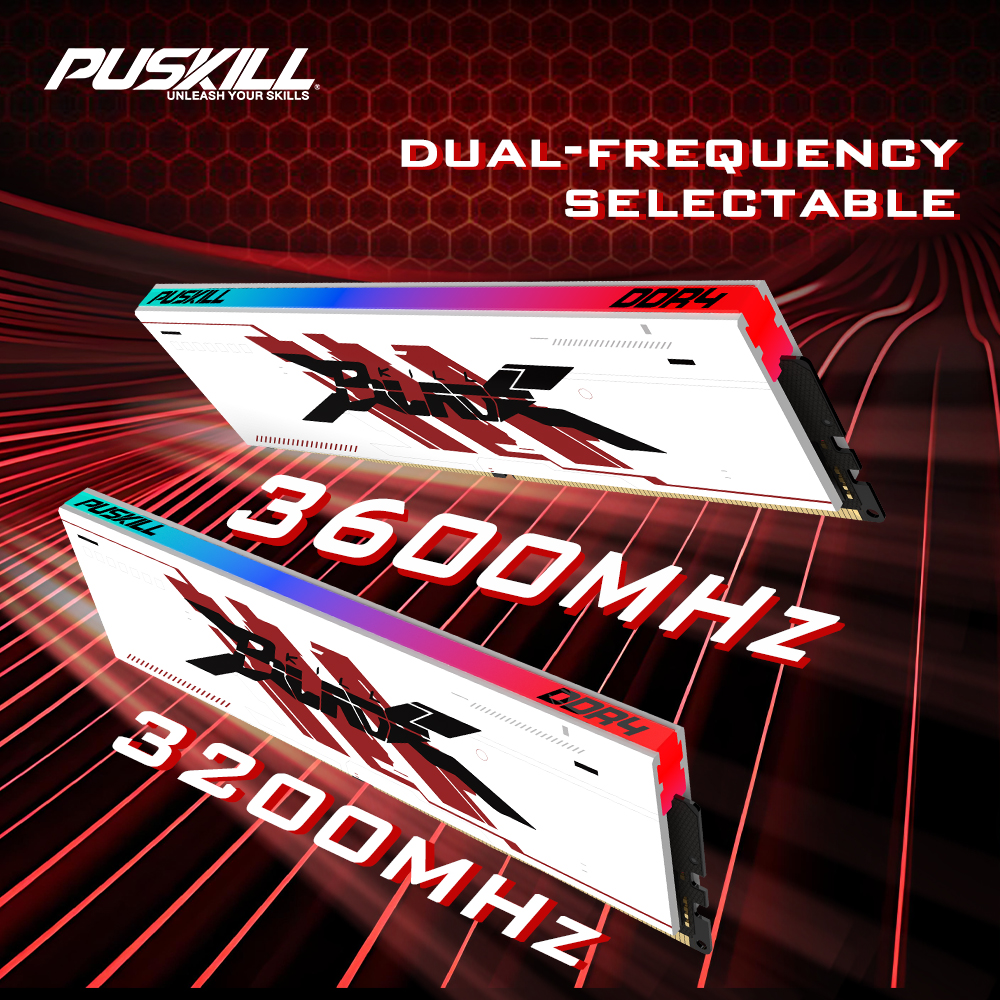 PUSKILL RGB DDR4 Memoria RAM 8 - Pc Gaming Ddr4 ulasan dan harga