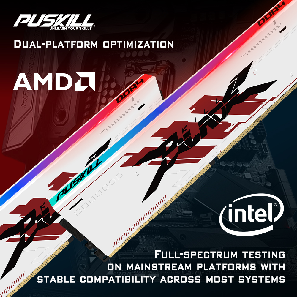 PUSKILL RGB DDR4 Memoria RAM 8 - Pc Gaming Ddr4 ulasan dan harga