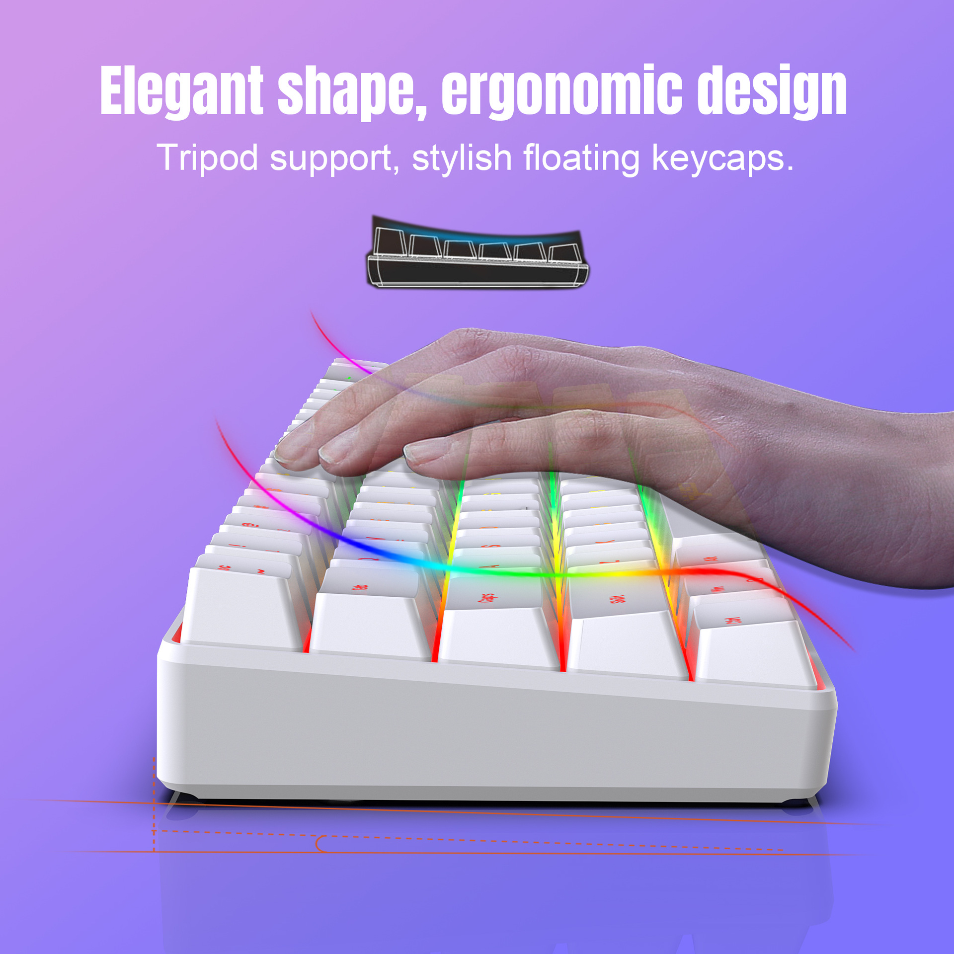 Keyboard and mouse 68key wired - Pc Gaming All In One ulasan dan harga