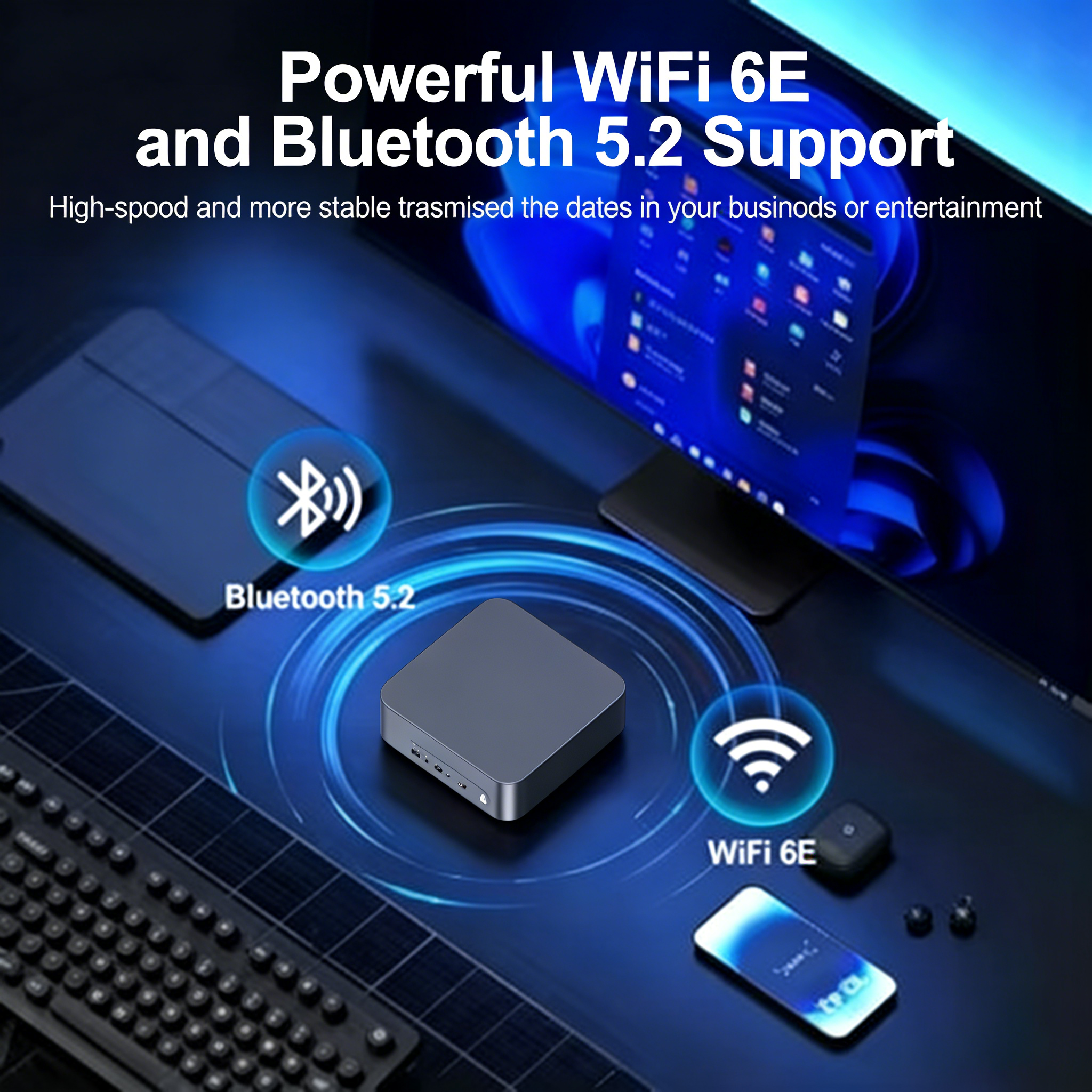 Mini PC 2026 New Intel i9-1098 - Pc Gaming Compact ulasan dan harga