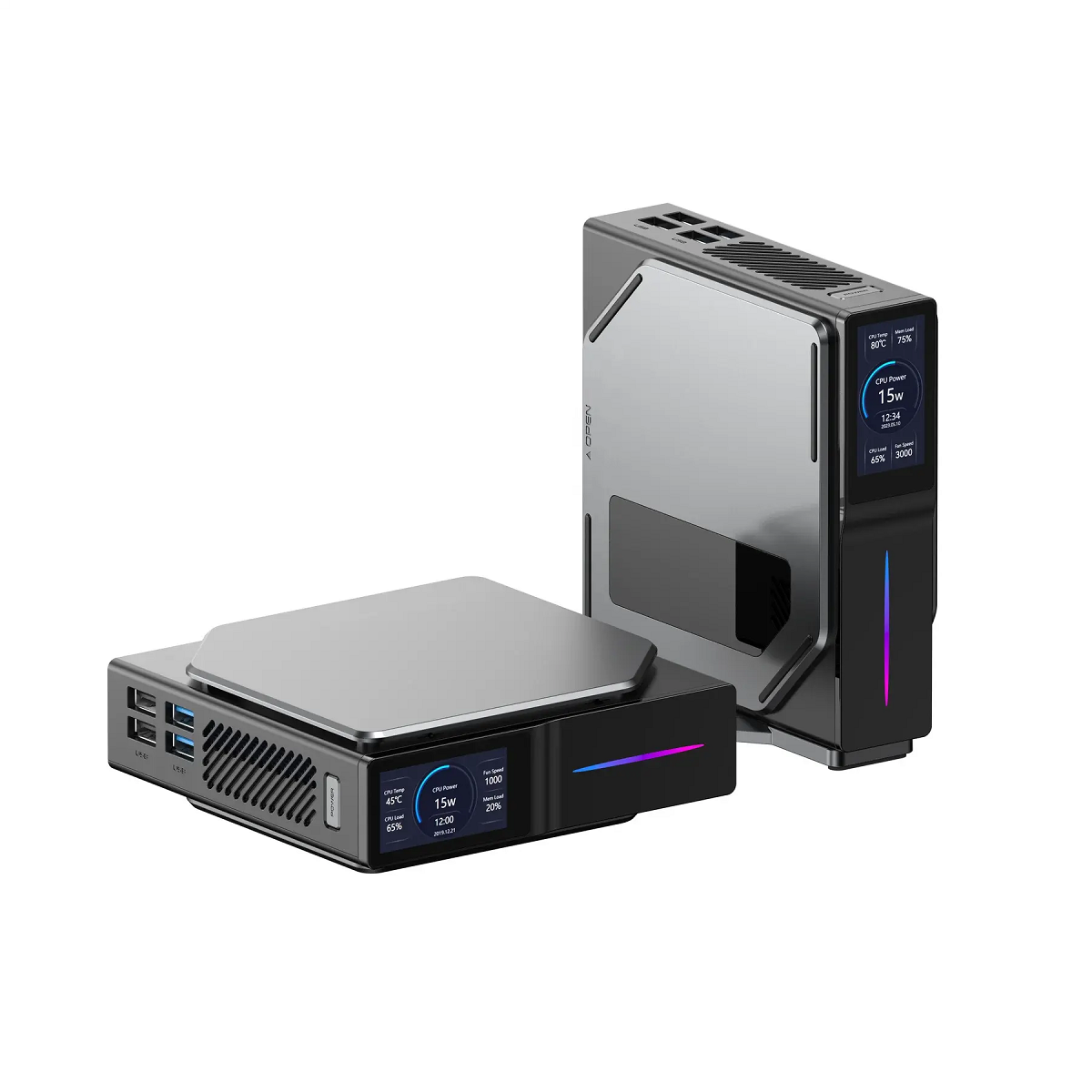 RGB Mini PC with Screen Intel  - Pc Gaming All In One ulasan dan harga