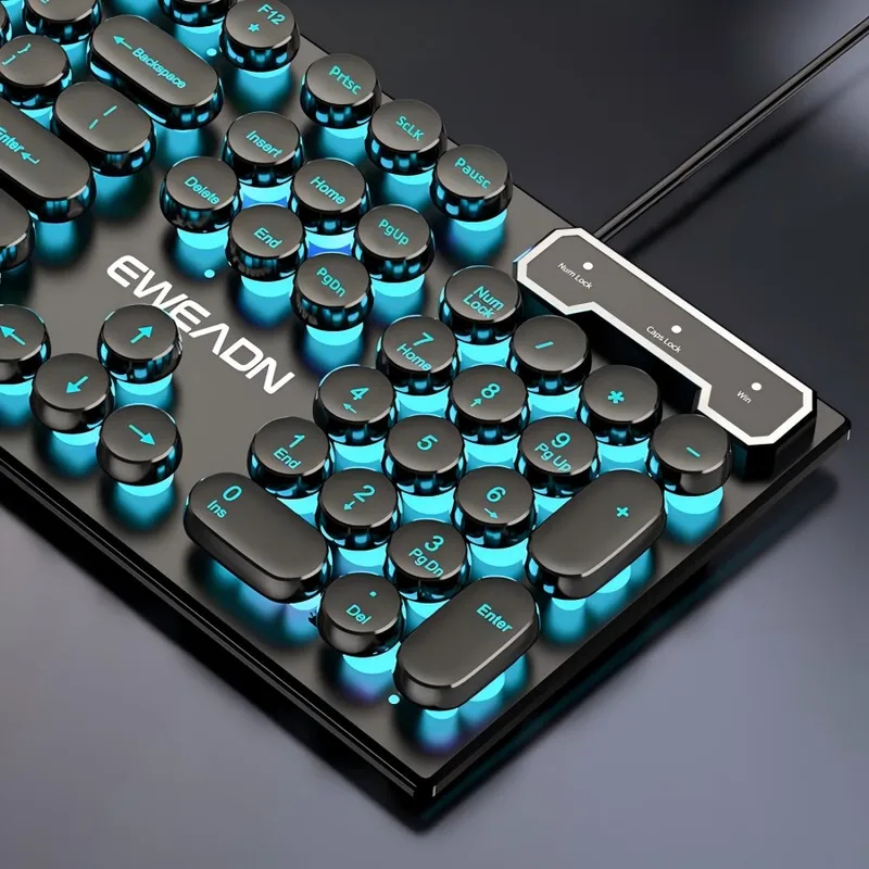 Retro Punk Mechanical Feel Key - No Rgb Gaming Pc ulasan dan harga
