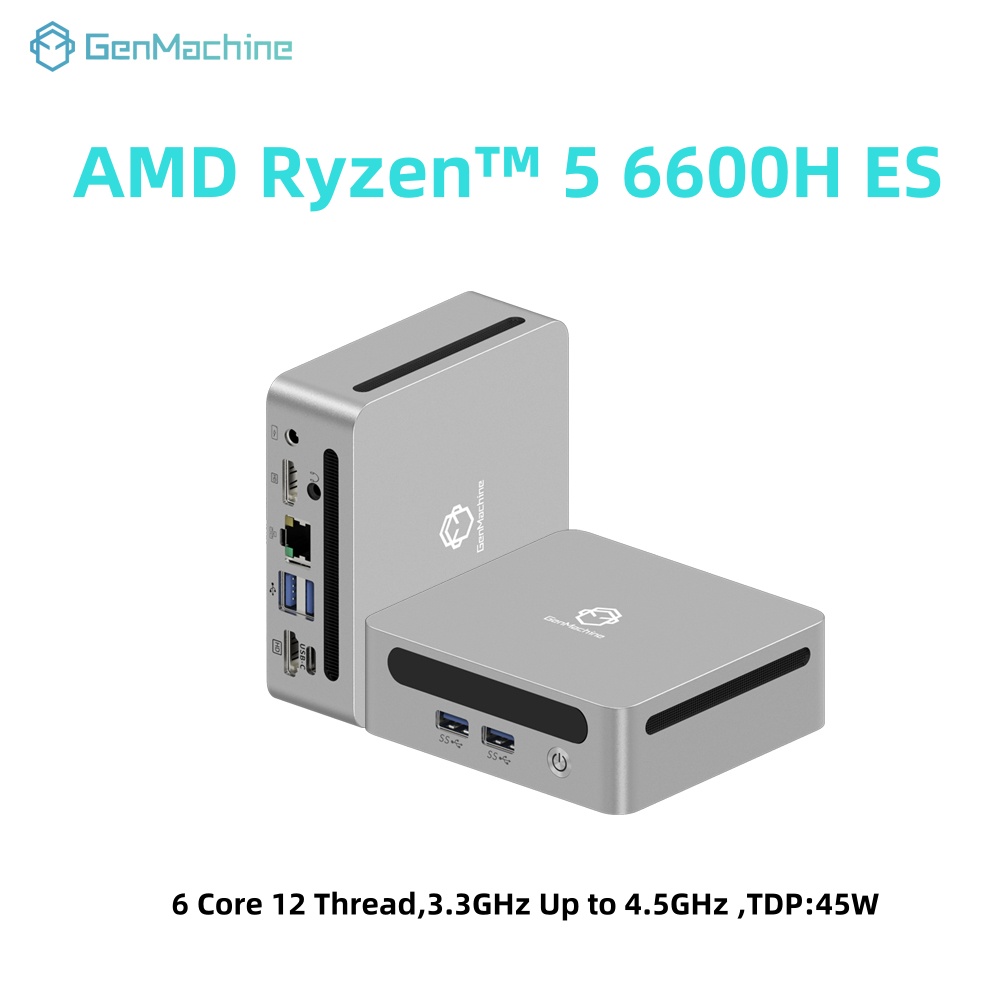 GenMachine AMD Ryzen 5 6600H E - Pc Gaming Compact ulasan dan harga