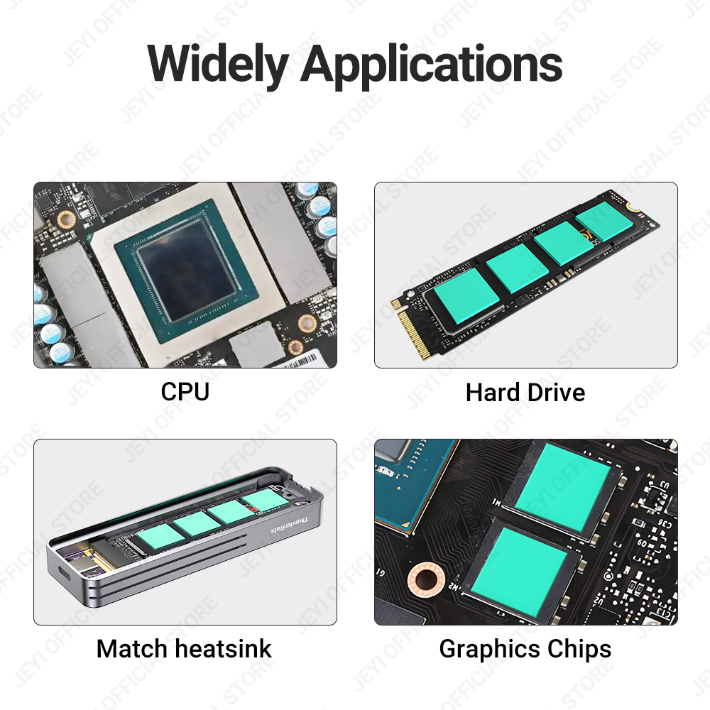 JEYI 100-Pack Thermal Conducti - M.2 Ssd Heatsink ulasan dan harga