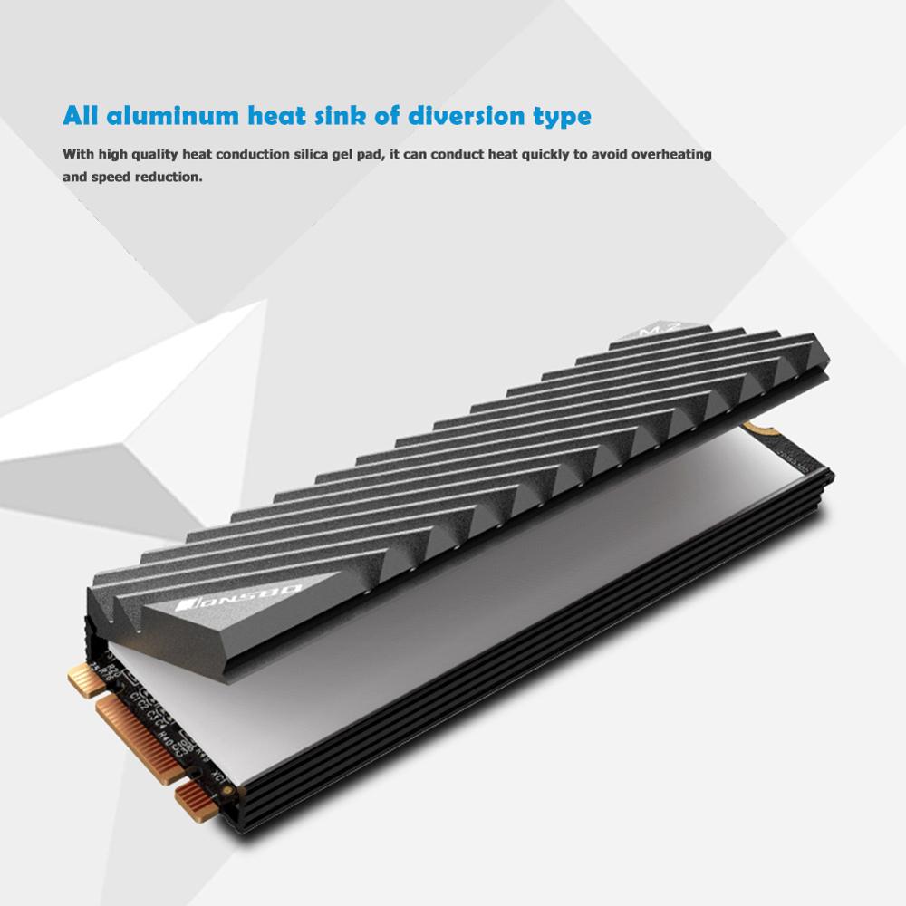 Jonsbo M2 2280 SSD Aluminum He - M.2 Ssd Heatsink ulasan dan harga