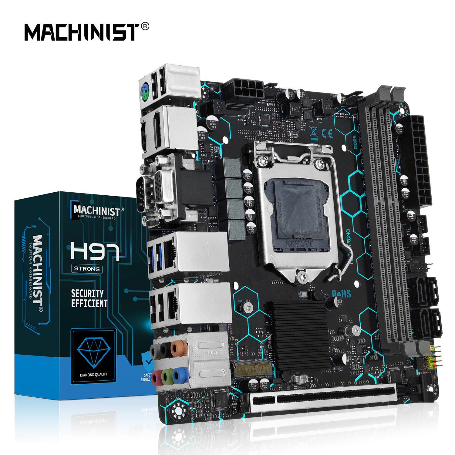 MACHINIST H97 STRONG Motherboa - Pc Gaming Cpu ulasan dan harga