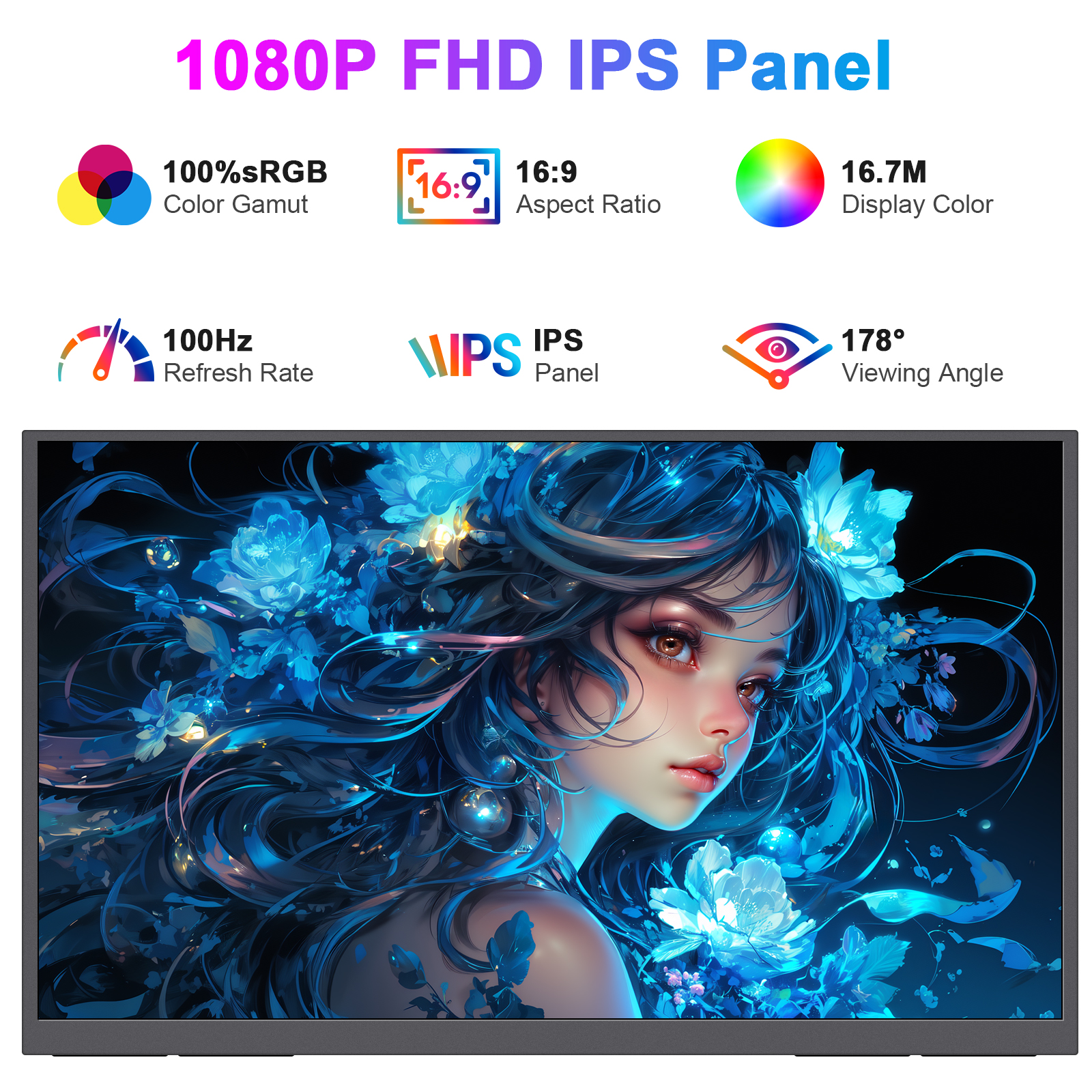 AHXJKA 23.8 Inch 120Hz  Portab - Pc Gaming Compact ulasan dan harga