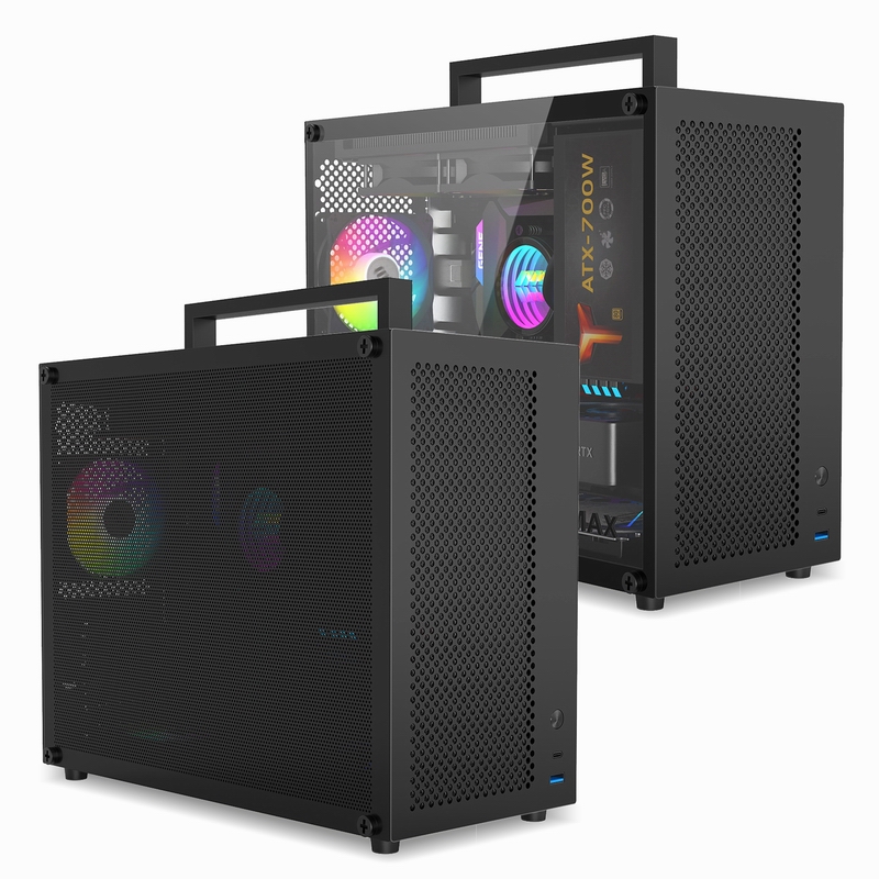 METALFISH S5 MAX Computer Case - Pc Gaming Center ulasan dan harga