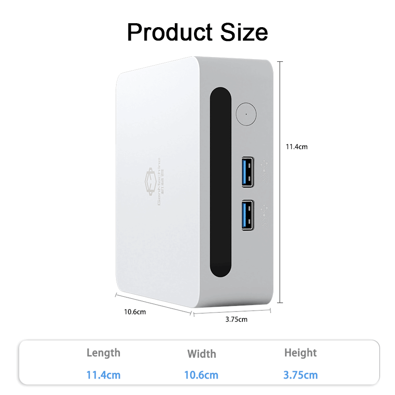 2025 GenMachine Mini PC R5 753 - Pc Gaming Ddr4 ulasan dan harga