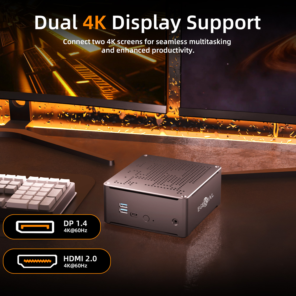 EGLOBAL 2 Lans Gaming Mini PC  - Pc Gaming On Wifi ulasan dan harga