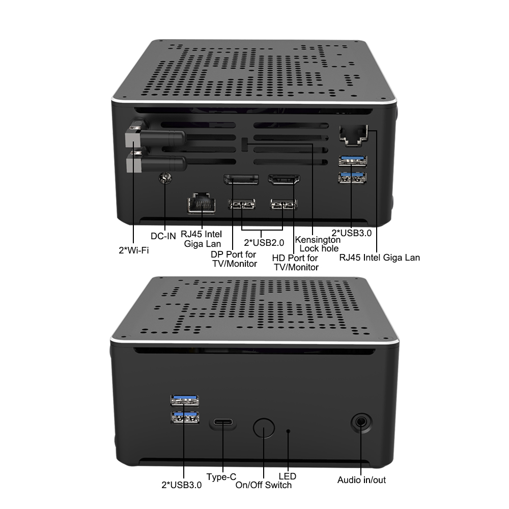 EGLOBAL 2 Lans Gaming Mini PC  - Pc Gaming On Wifi ulasan dan harga
