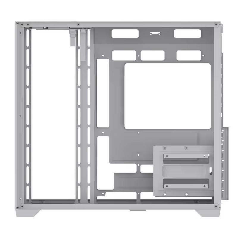 White PC Case Chassis Full Tow - Pc Gaming Cpu ulasan dan harga