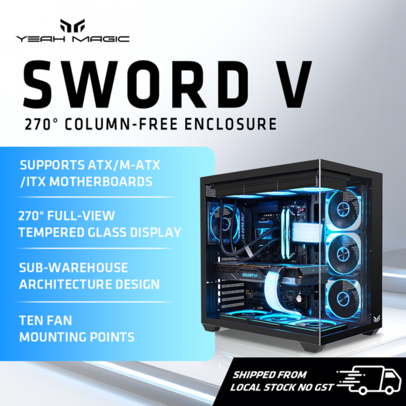Yeah Magic Sword V 270° Column - Pc Gaming Center ulasan dan harga