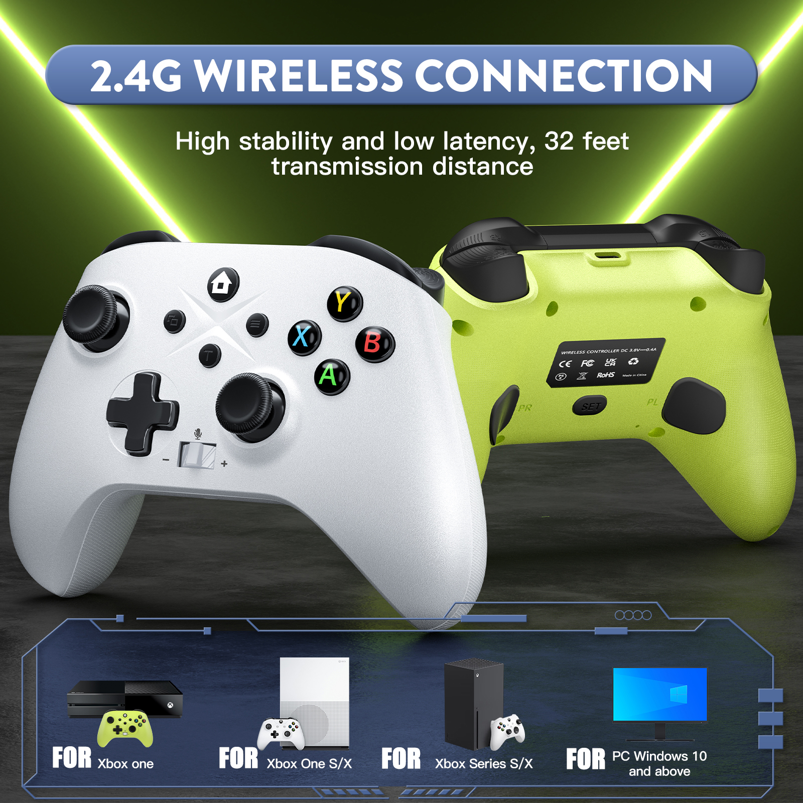 Wireless Controller W/Gaming V - Pc Gaming Xbox Controller ulasan dan harga