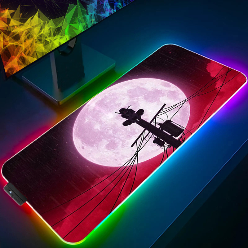 RGB Large Mouse Pad Backlight  - No Rgb Gaming Pc ulasan dan harga