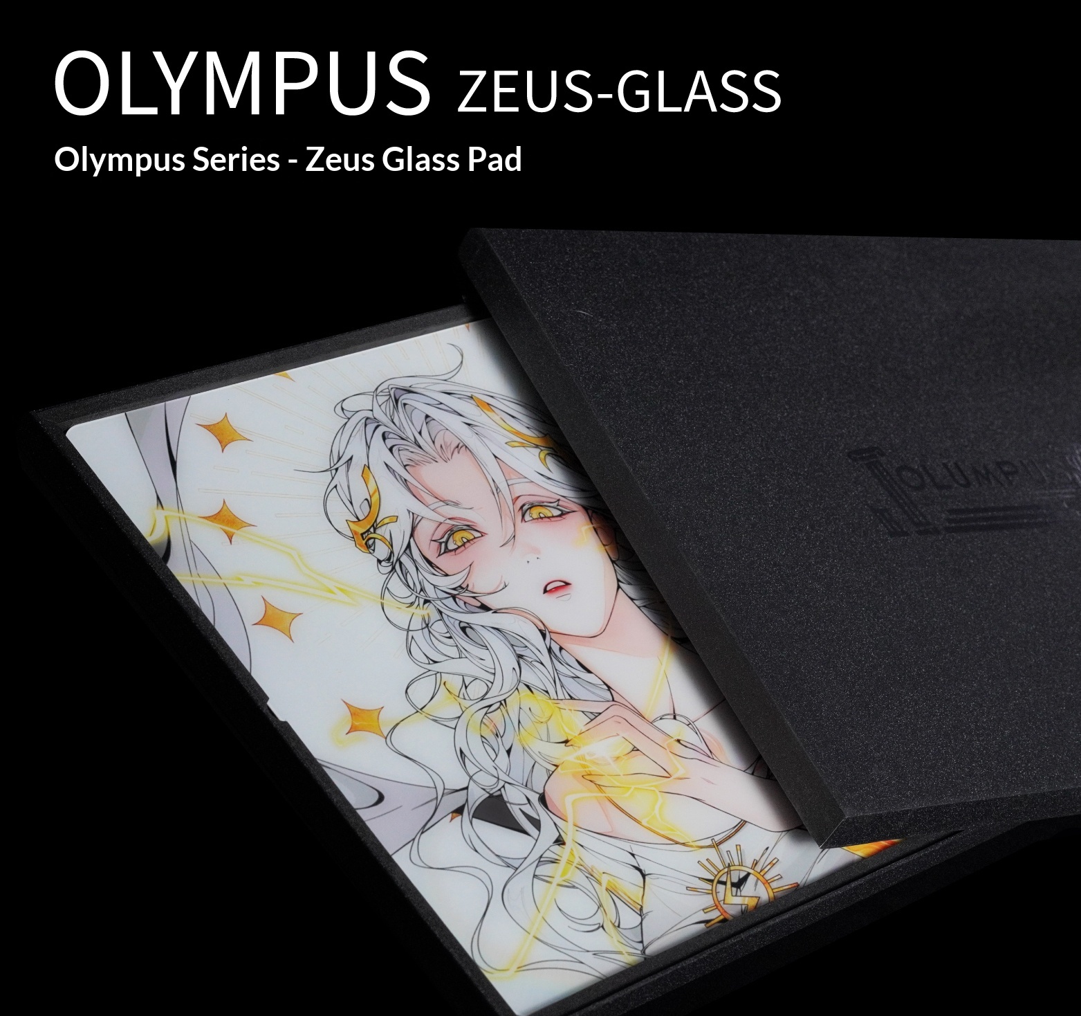 OLYMPLEX ZEUS GLASS Mousepad F - Pc Gaming Zeus ulasan dan harga