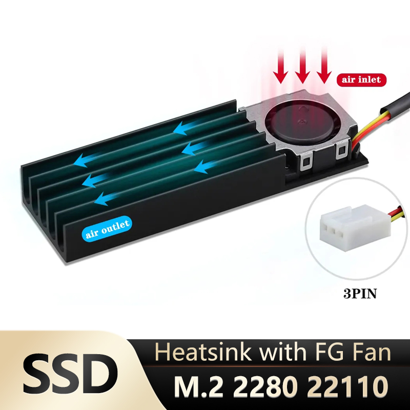 Gdstime M.2 2280 22110 Solid S - M.2 Ssd Heatsink ulasan dan harga
