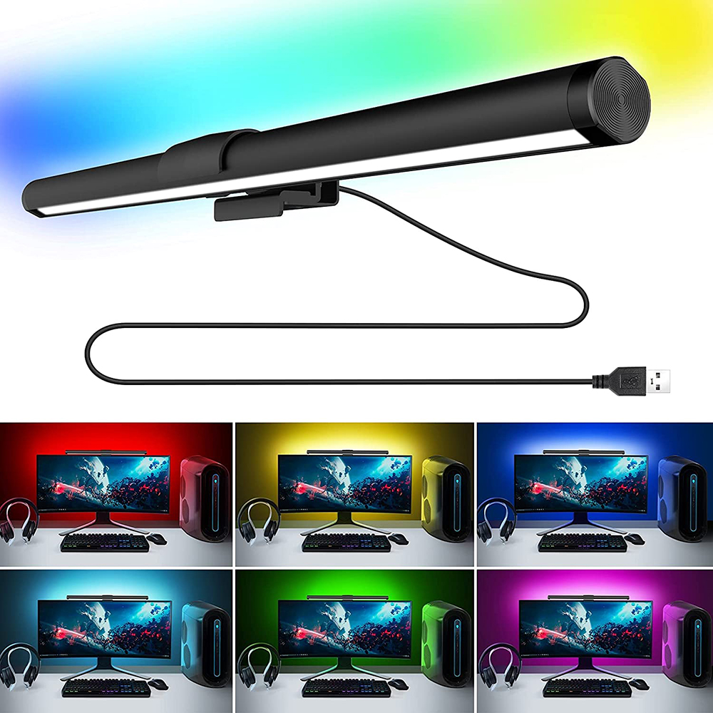 Wiscolor RGB LED Monitor Light - No Rgb Gaming Pc ulasan dan harga