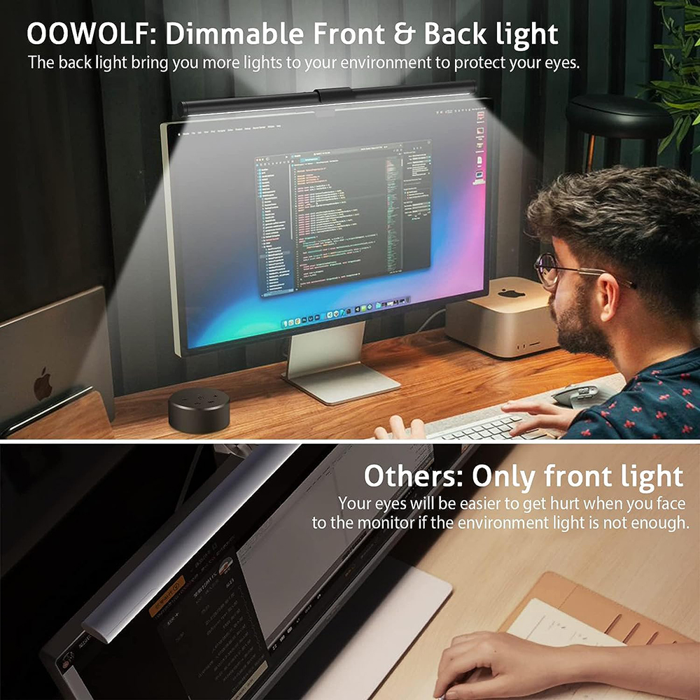 Wiscolor RGB LED Monitor Light - No Rgb Gaming Pc ulasan dan harga