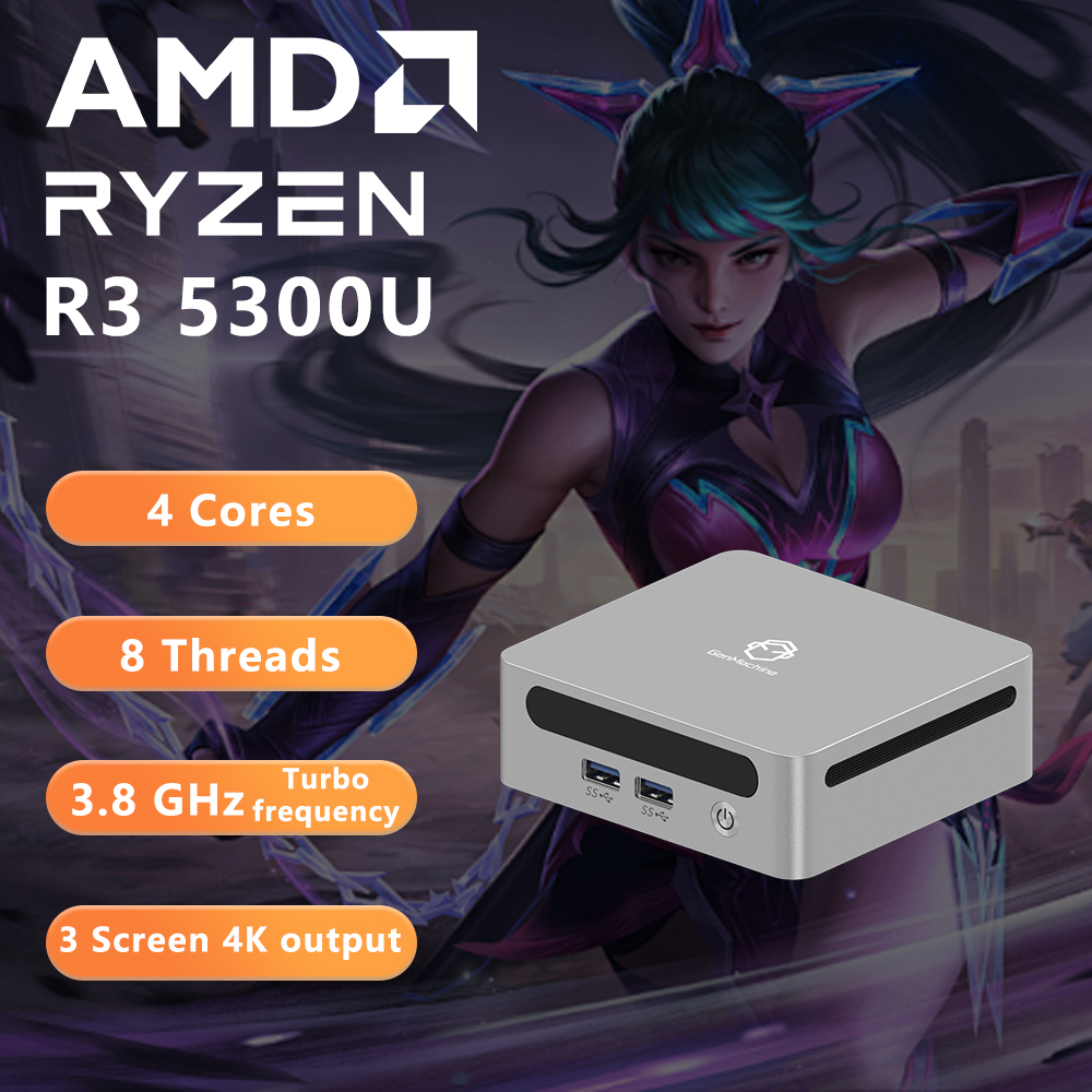 AMD Ren5000 5300U 5475U 5600H  - Pc Gaming Compact ulasan dan harga