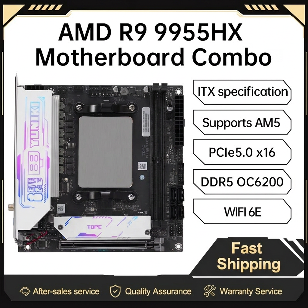 TOPC AMD Ryzen 9 9955HX Mini-I - Pc Gaming Cpu ulasan dan harga