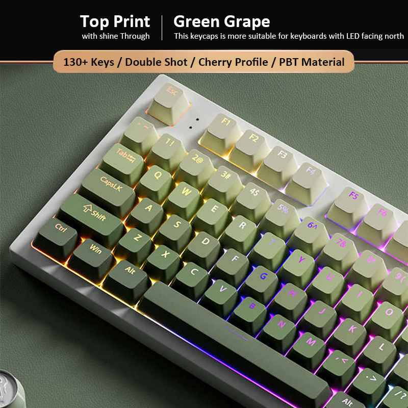 Green Grape Top-lit RGB Backli - No Rgb Gaming Pc ulasan dan harga