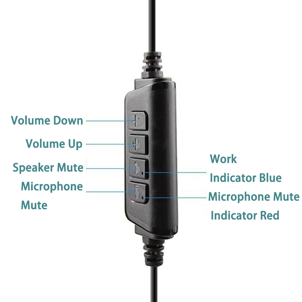 Hot Wired USB Headset with Mic - Pc Gaming Center ulasan dan harga