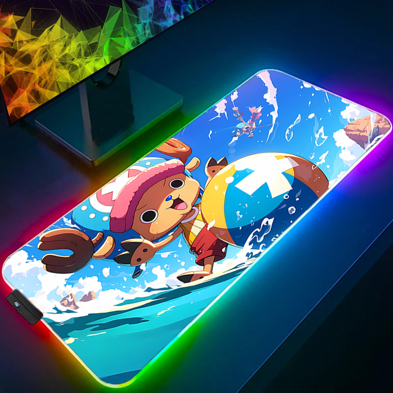 RGB Mouse Pad one piece Tony T - No Rgb Gaming Pc ulasan dan harga