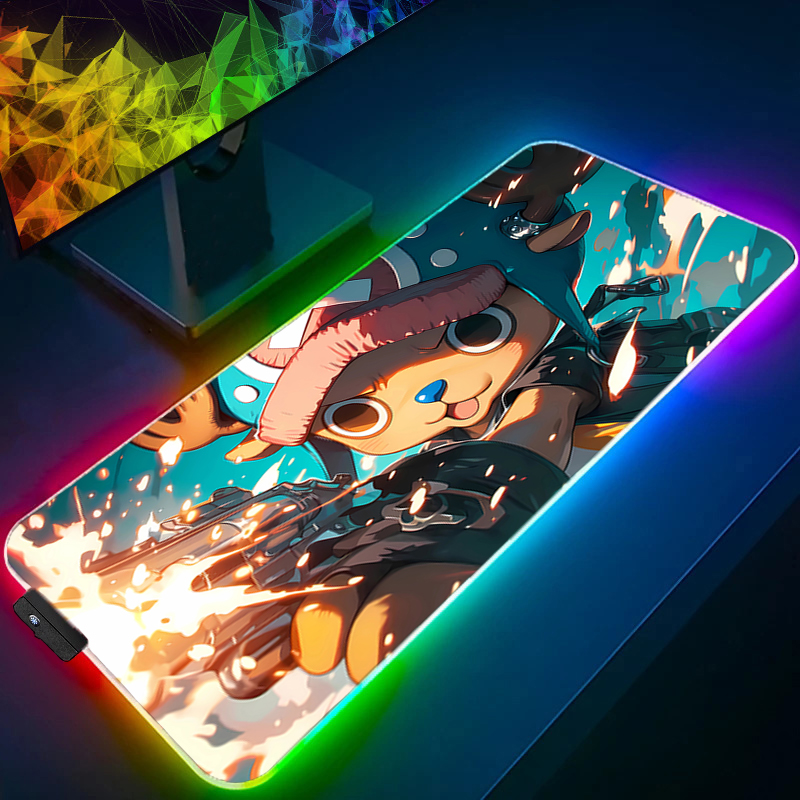RGB Mouse Pad one piece Tony T - No Rgb Gaming Pc ulasan dan harga