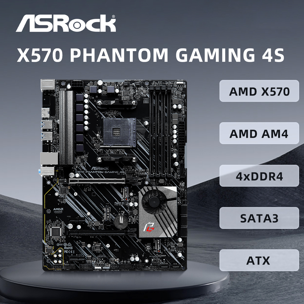 ASRock X570 Phantom Gaming 4S  - Pc Gaming Cpu ulasan dan harga