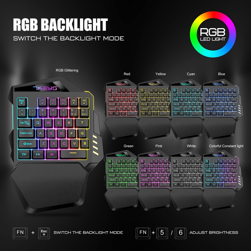 Gamwing RGB Backlit One Handed - Pc Gaming Xbox Controller ulasan dan harga