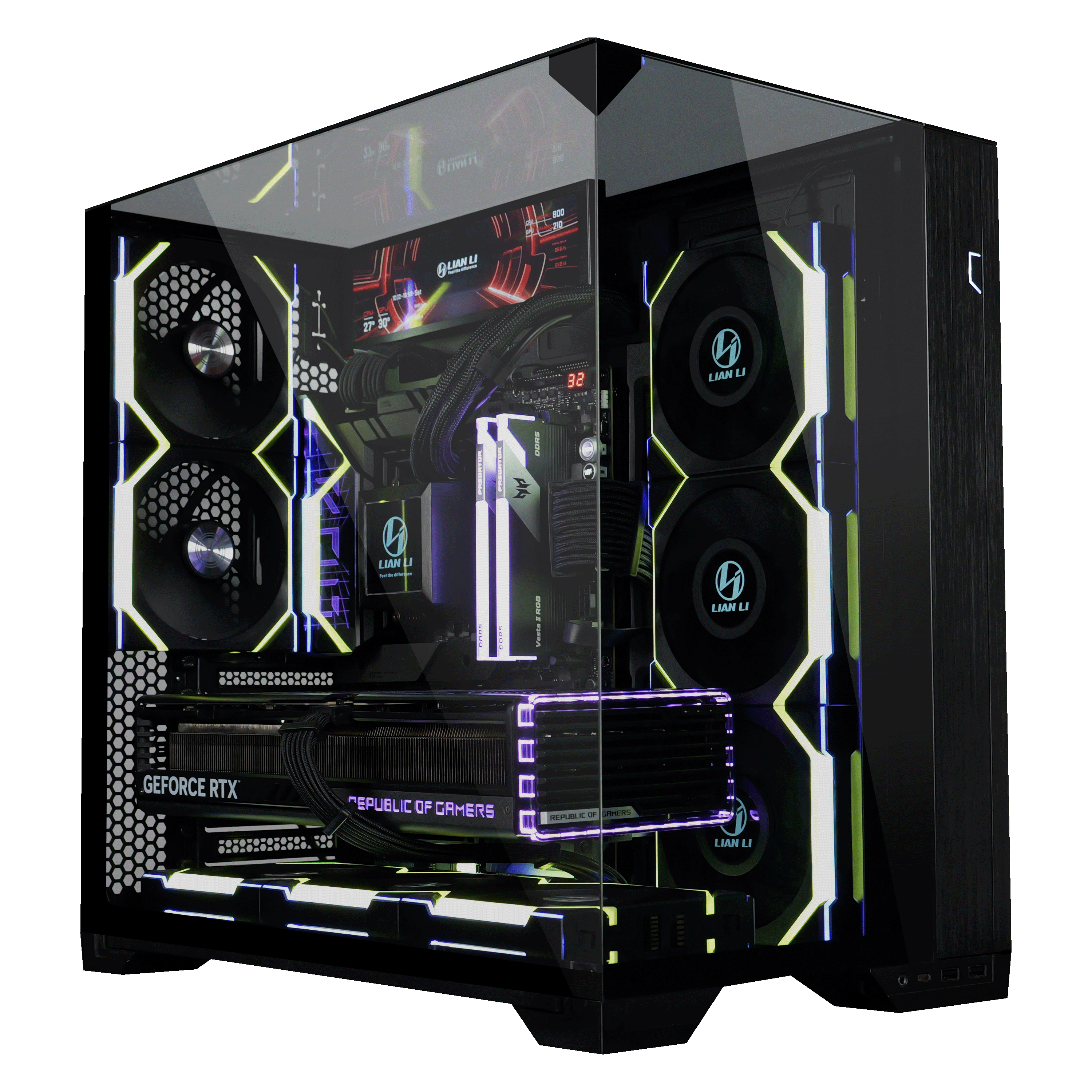 2025 New Original LIANLI O11 V - Pc Gaming Compact ulasan dan harga
