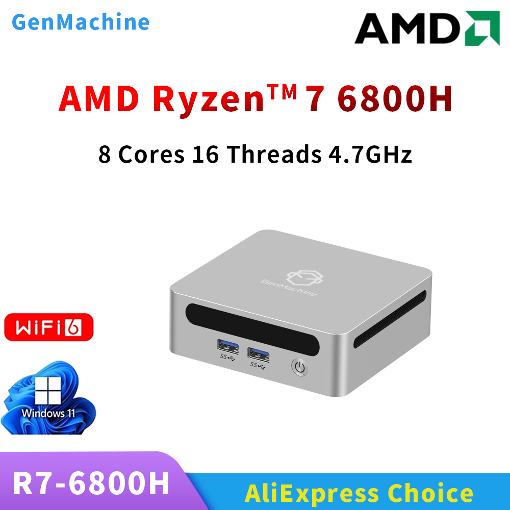 GenMachine Ryzen 6600H 6600U 6 - Pc Gaming Compact ulasan dan harga