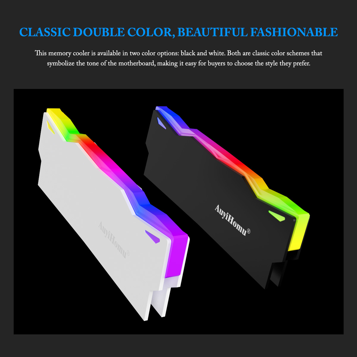 AuyiHomu RGB Heatsink, 5V 3Pin - Pc Gaming Ddr4 ulasan dan harga