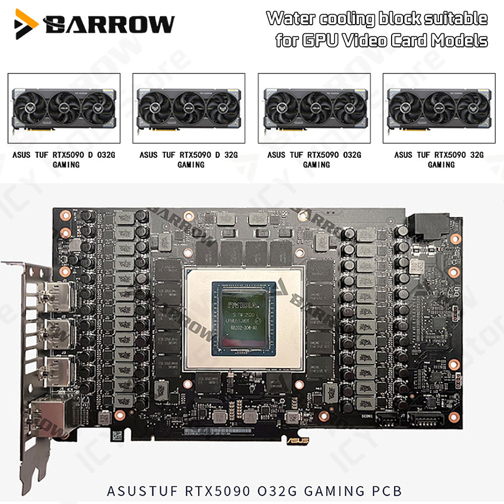 Barrow Display Card Water Cool - Pc Gaming Rtx ulasan dan harga
