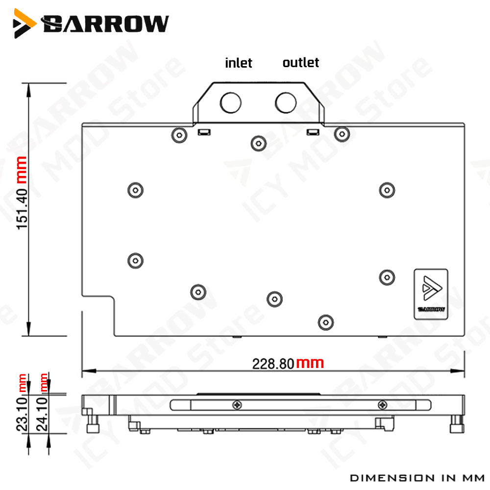 Barrow Display Card Water Cool - Pc Gaming Rtx ulasan dan harga
