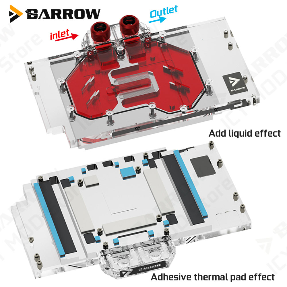Barrow Display Card Water Cool - Pc Gaming Rtx ulasan dan harga