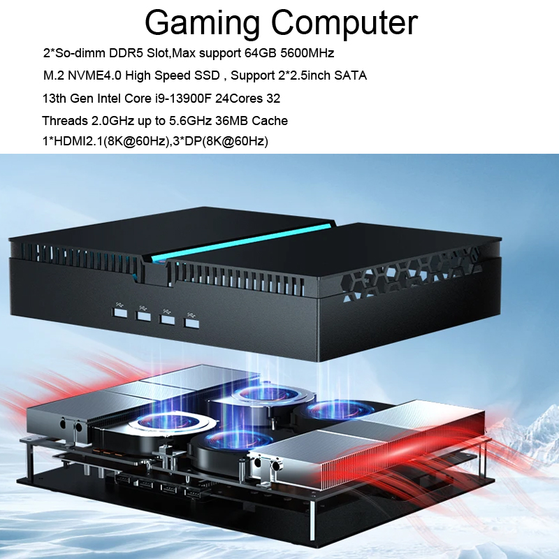 Gaming Mini PC Core i9-13900F  - Pc Gaming Rtx ulasan dan harga