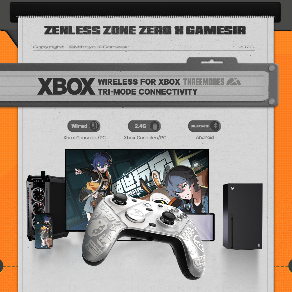 GameSir G7 Pro Zenless Zone Ze - Pc Gaming Xbox Controller ulasan dan harga