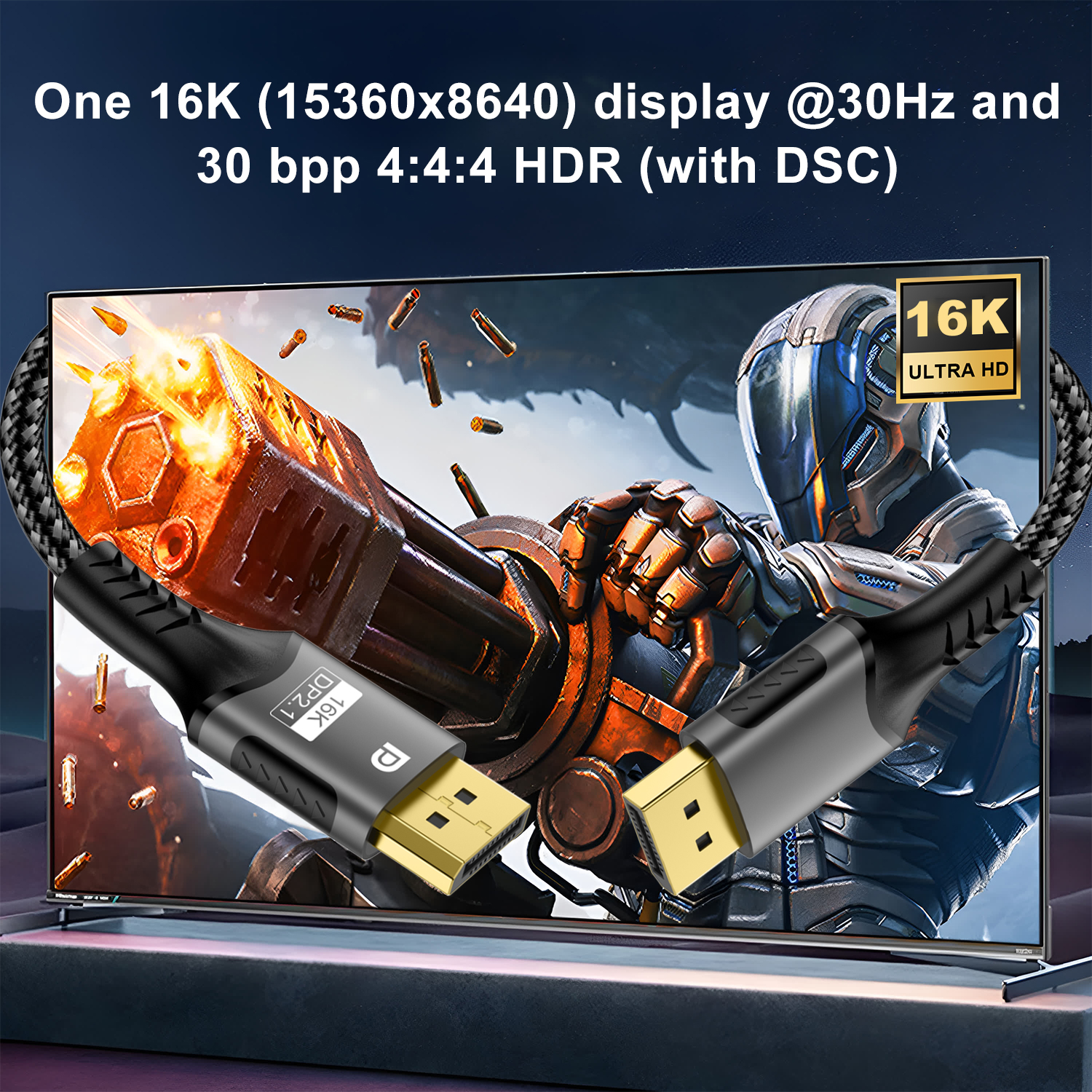 16K DP 2.1 8K@120Hz 4K@240Hz 8 - Pc Gaming Compact ulasan dan harga