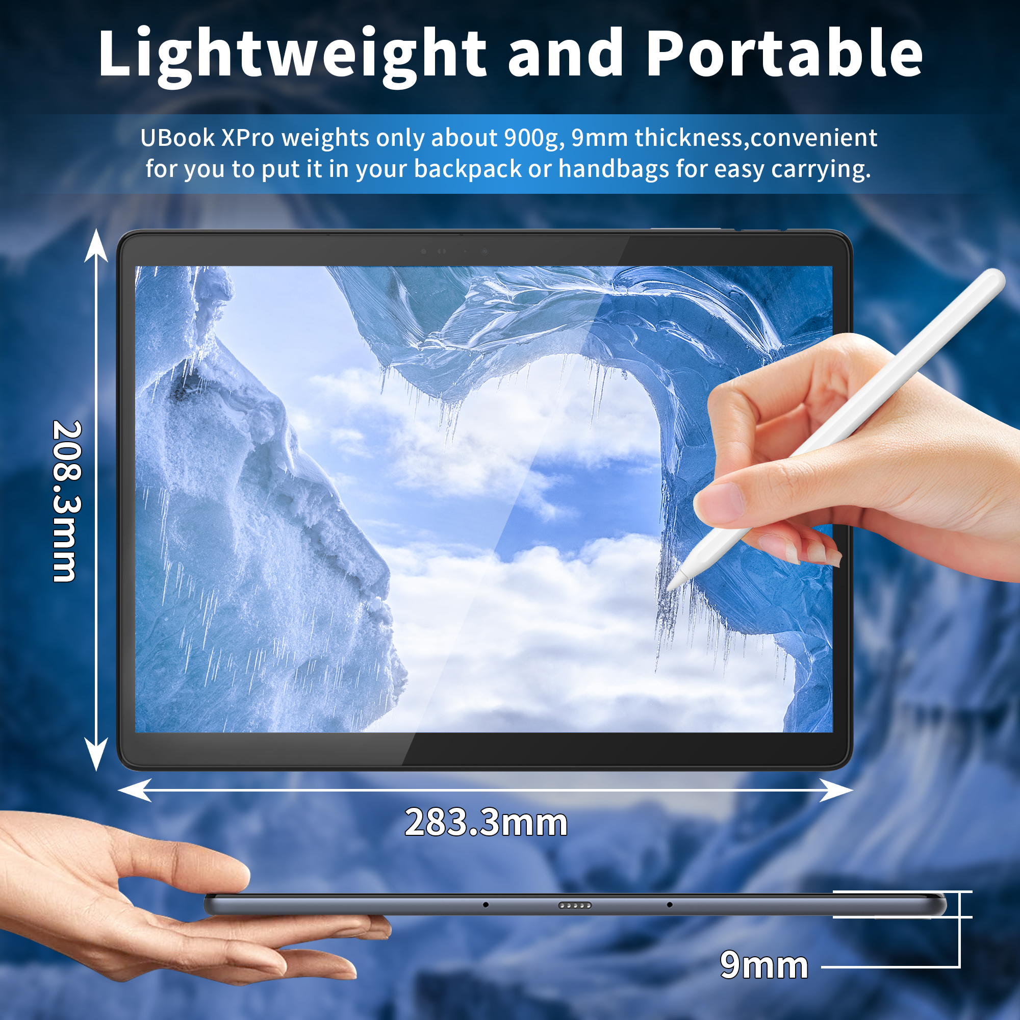 12.6 Inch IPS Touch Screen WiF - Pc Gaming Keyboards ulasan dan harga